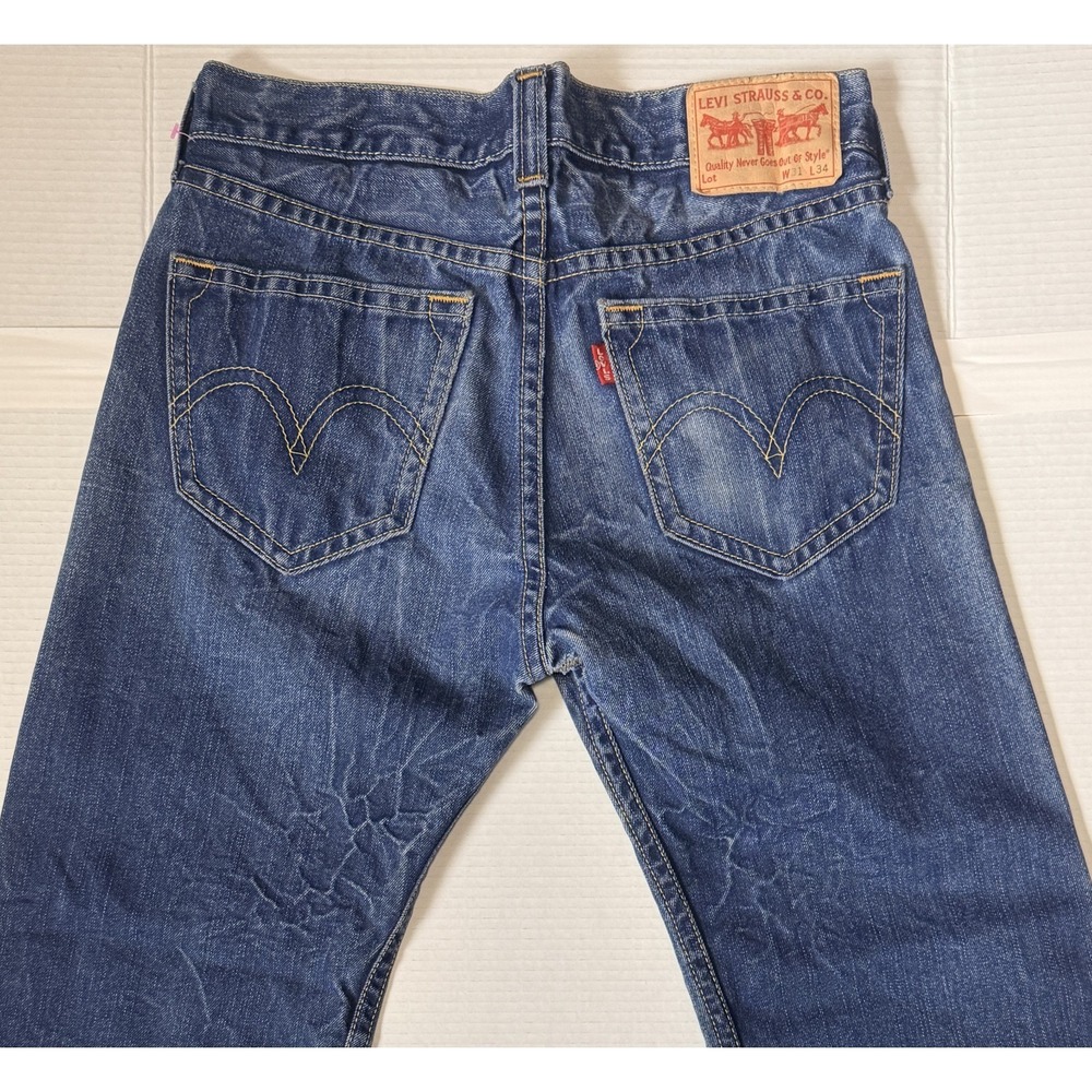 LEVI'S - Men's Vintage Iconic Straight Type 1 Button Fly Denim Jeans - 31x34